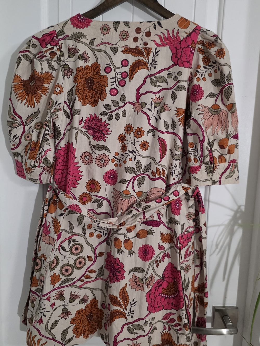 House of Harlow 1960 by Nicole Richie Floral Wrap Dress Size S Boho Tie Waist - Picture 9 of 9